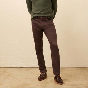 Faherty Stretch 5-Pocket Pant Northern Brown